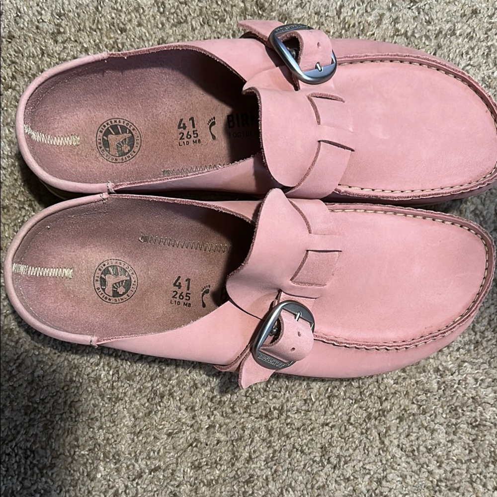 Birkenstock Kids Pink Loafers